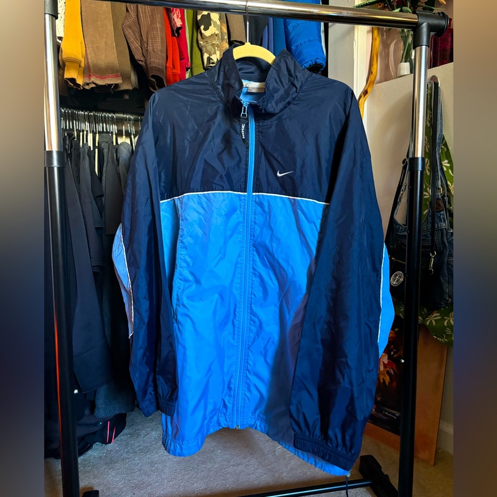Two-Tone Blue Nike Windbreaker